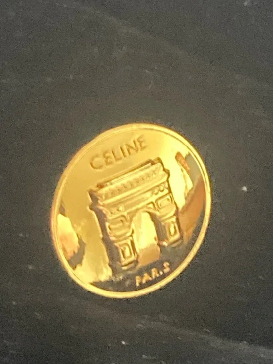 Celine Black Velvet Skort Gold Button Mini Skirt Shorts Made in Italy FR 36 - Picture 9 of 11